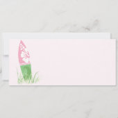 トロピカルボーディングパス誕生日招待状 招待状 (裏面)