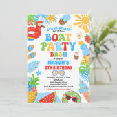 トロピカルボートレイク海マリーナバースデーパーティー 招待状 (スタンド正面)