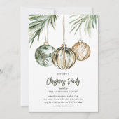 トロピカルボーブルクリスマスパーティー 招待状 (正面)