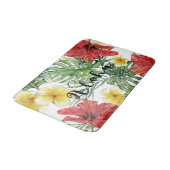 トロピカルボ葉タニカルフローラ&フラワーズアロハ バスマット (アングル)