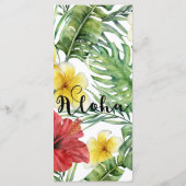 トロピカルボ離れタニカルフローラ&フラワーメニュー メニュー (裏面)