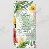 トロピカルボ離れタニカルフローラ&フラワーメニュー メニュー (正面/裏面)