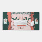 トロピカルボ鮮やかホ デスクマット (キーボード&マウス)