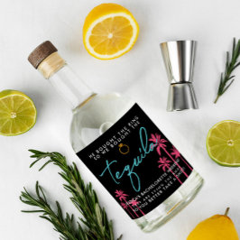 トロピカルマイアミバチェロレッテ週末 リキュールボトルラベル