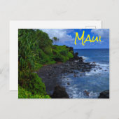 トロピカルマウイハワイアンアイランドビーチ ポストカード (正面/裏面)