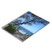 トロピカルマウイビーチウォークフォトスパイラルノート ノートブック (左側)