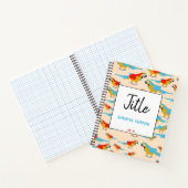 トロピカルマカラフルコー模様 ノートブック (内部)