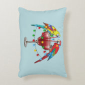 トロピカルマクグラス飲用ワイン アクセントクッション (正面(垂直))