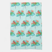 トロピカルマコーパロットキッチンタオル キッチンタオル (縦)