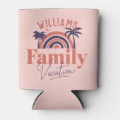 トロピカルマッチングファミリーバケーション 缶クーラー (正面)