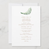 トロピカルマルガリータ ライドオアダイ ブライズメイドパーティー 招待状 (裏面)