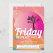 トロピカルミュージックナイツプロモーションクラブフライヤー 招待状 (正面)