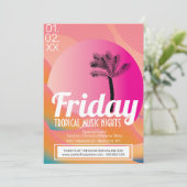 トロピカルミュージックナイツプロモーションクラブフライヤー 招待状 (スタンド正面)