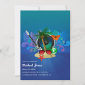 トロピカルミュージックフェスト島卒業パーティー 招待状 (正面)