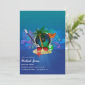 トロピカルミュージックフェスト島卒業パーティー 招待状 (スタンド正面)