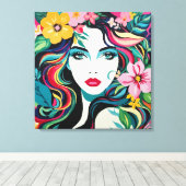 トロピカルミューズ キャンバスプリント (インサイチュ (ウッドフロア))