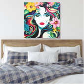 トロピカルミューズ キャンバスプリント (インサイチュ (寝室))