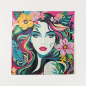 トロピカルミューズ タペストリー (正面)