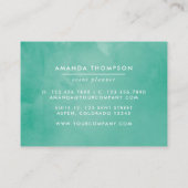 トロピカルミントウォーターフローラ 名刺 (裏面)