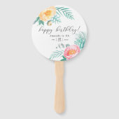 トロピカルミントフローラ誕生会 ハンドファン (正面)