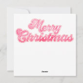 トロピカルメリークリスマスカード シーズンカード (裏面)