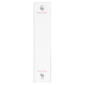 トロピカルメリークリスマスビーチパームツリーズ ショートテーブルランナー (正面)