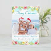 トロピカルメリークリスマスフォト シーズンカード (スタンド正面)