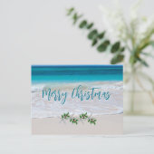 トロピカルメリークリスマス海ビーチはがき シーズンポストカード (スタンド正面)