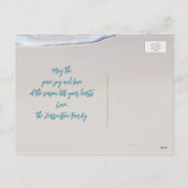 トロピカルメリークリスマス海ビーチはがき シーズンポストカード (裏面)