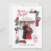 トロピカルメリー&ブライトフラミンゴキャンディーケーン写真 シーズンカード (正面)