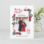 トロピカルメリー&ブライトフラミンゴキャンディーケーン写真 シーズンカード (スタンド正面)