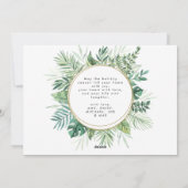 トロピカルメレカリキマカクリスマスフォトコラージュ シーズンカード (裏面)