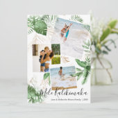 トロピカルメレカリキマカクリスマスフォトコラージュ シーズンカード (スタンド正面)