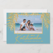 トロピカルメレカリキマカクリスマスフォト シーズンカード (正面)