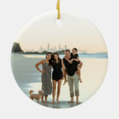 トロピカルメレカリキマカハワイアン写真 セラミックオーナメント (裏面)