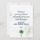 トロピカルメレカリキマカ航海のクリスマス シーズンカード (裏面)