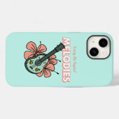 トロピカルメロディーズウクレレフローラアート Case-Mate iPhoneケース (裏面 (横))