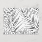 トロピカルモダンサンキュー披露宴カード ポストカード (裏面)