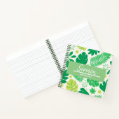 トロピカルモダンサーモンノート ノートブック (内部)