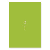 トロピカルモダンテーブル番号カード テーブルナンバー (裏面)