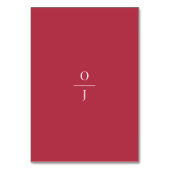 トロピカルモダンテーブル番号カード テーブルナンバー (裏面)