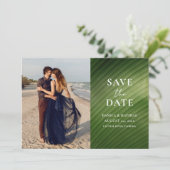 トロピカルモダンバナナリーフ2フォト結婚ズ セーブザデート (スタンド正面)