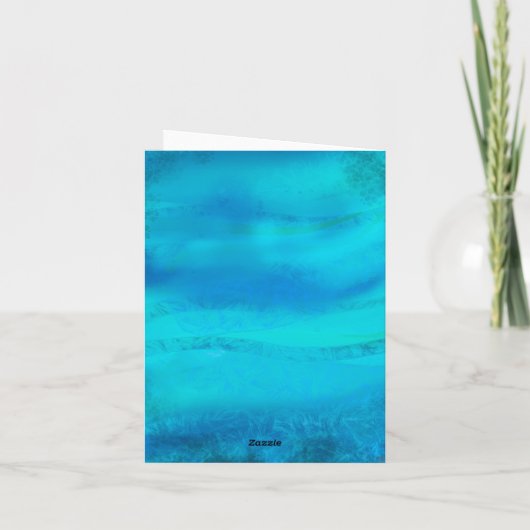 トロピカルモダンビーチパームツリーズサンセットバケーション ノートカード (裏面)