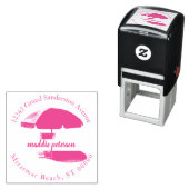 トロピカルモダンビーチ傘リターン装飾品 セルフインキングスタンプ (インサイチュ)