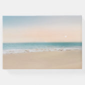 トロピカルモダンビーチ結婚式ゲストブック ゲストブック (裏面)