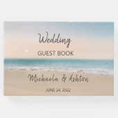 トロピカルモダンビーチ結婚式ゲストブック ゲストブック (正面)
