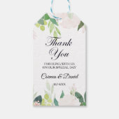 トロピカルモダンフローラありがとう ギフトタグ (正面)