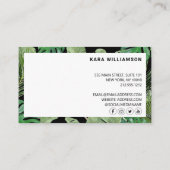 トロピカルモダンブティックサロンブラックアポイントメント ロイヤリティカード (裏面)