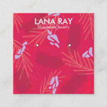 トロピカルモダンボタニカルイヤリングディスプレイ