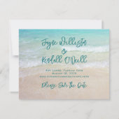 トロピカルモダン・ウォーターが日結婚付カードを保存 (正面)